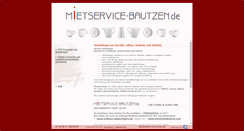 Desktop Screenshot of mietservice-bautzen.de